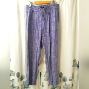 Purple Linen Pants